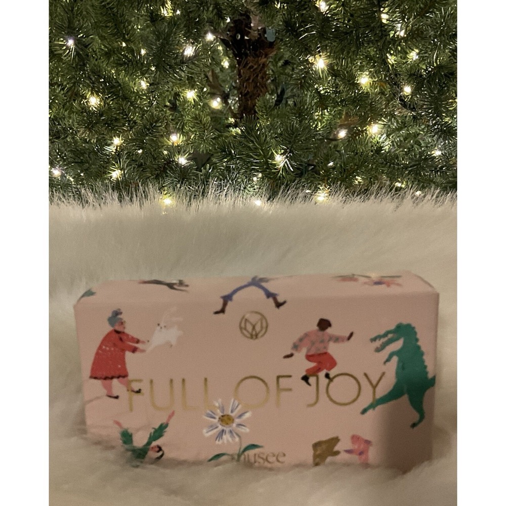 Musee Full Of Joy Bar Soap Winter Christmas Holiday Grapefruit Lemon Grass Gift
